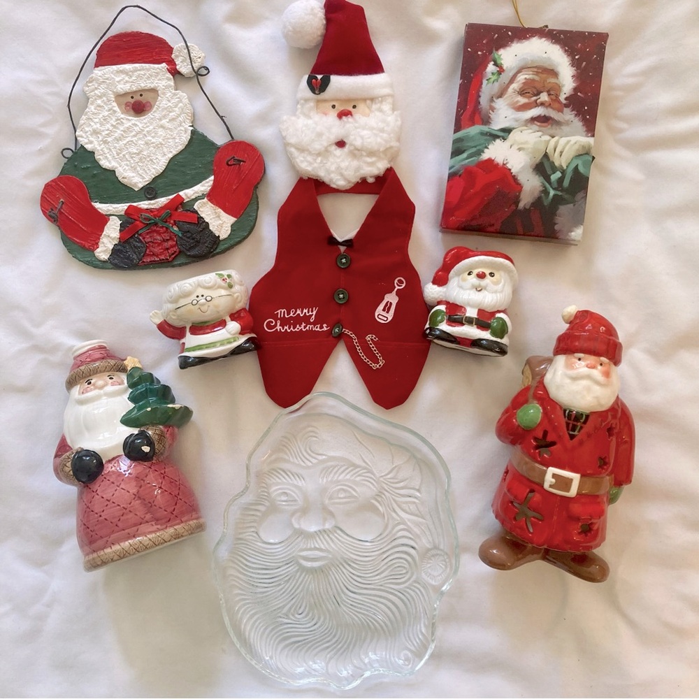 Christmas Santa Claus decor collection